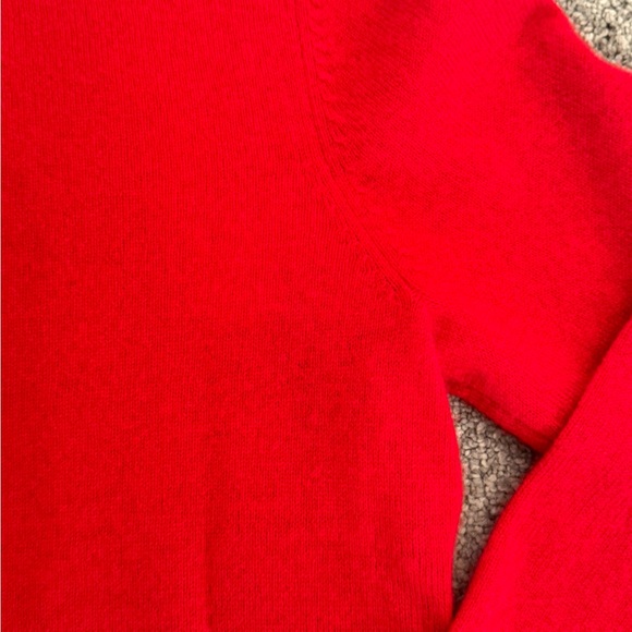 Charter Club Red Cashmere Sweater - Picture 9 of 10